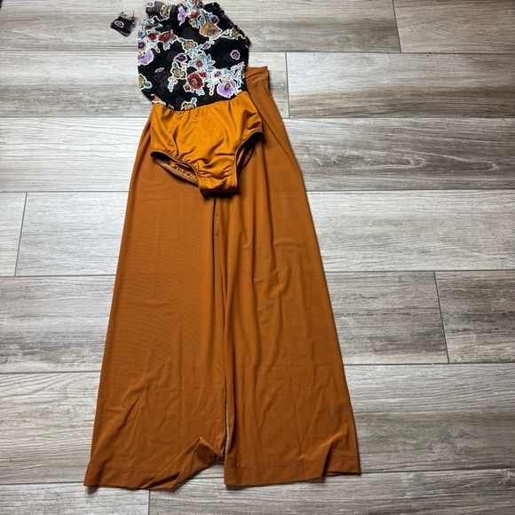 Custom Solo Contemporary Costume flower and copper mesh Size 10 - Picture 4 of 16